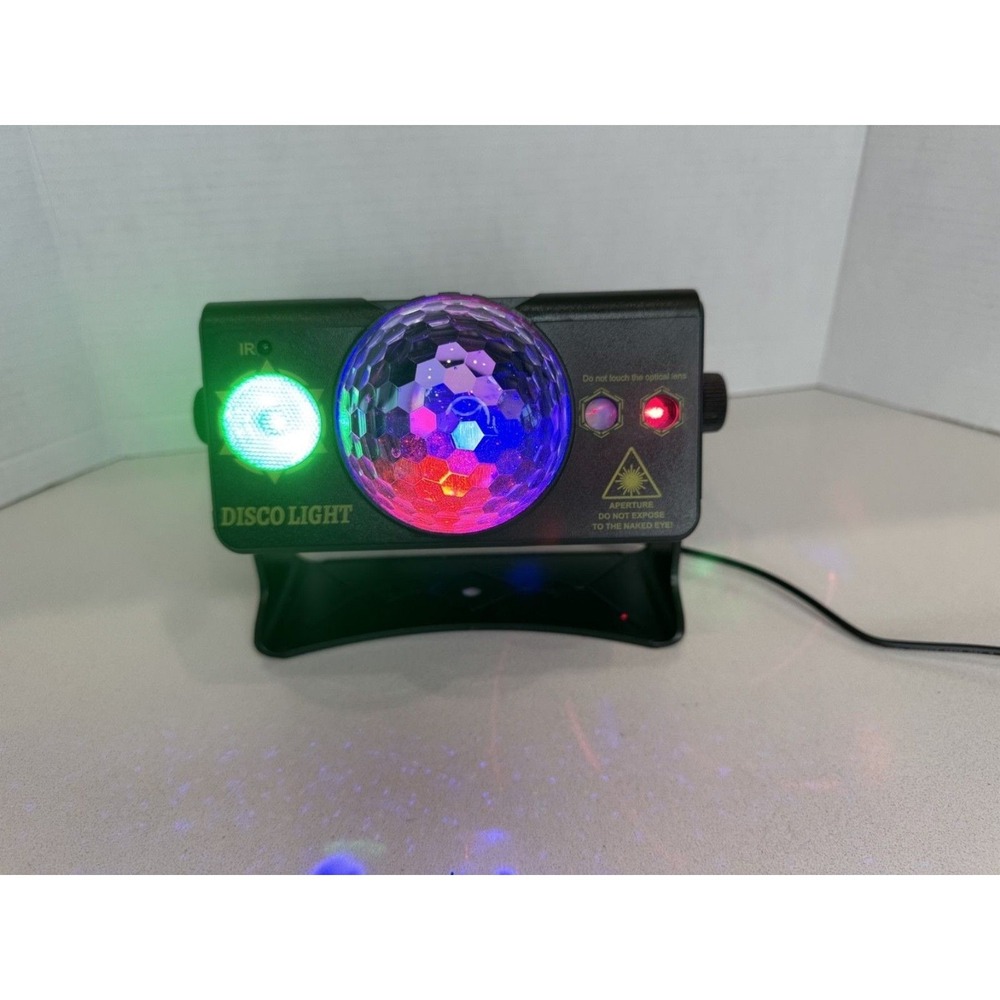 Disco Party Light Sound Activated DJ Laser Projector with Remote RGB LED Strobe - Picture 6 of 10